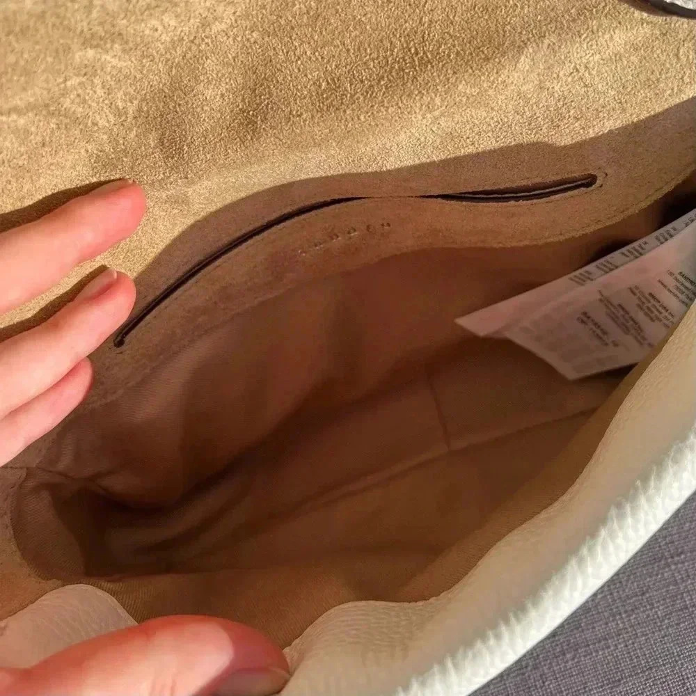 Sandro Yza bag white with turquoise beads - Picture 4 of 6